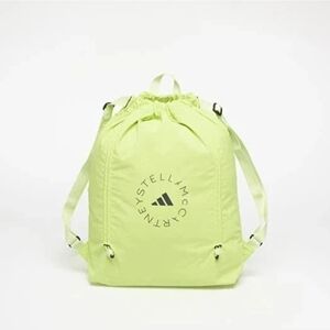 NWT Adidas by Stella McCartney Lime Green Drawstring Sack Gym Backpack